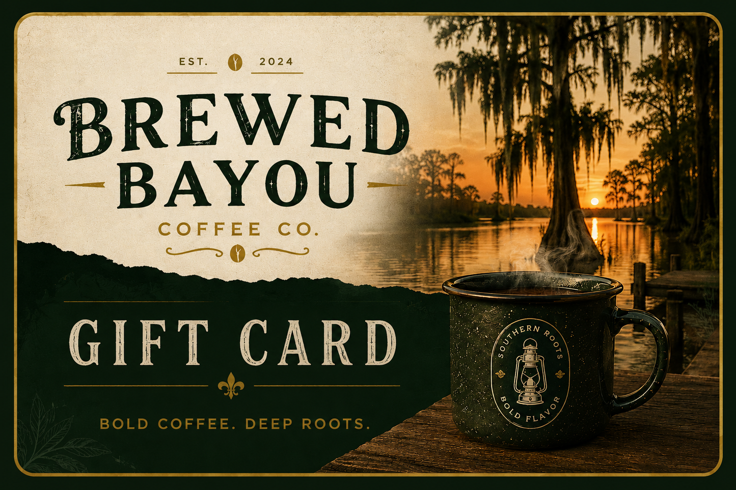 Brewed Bayou Gift Card